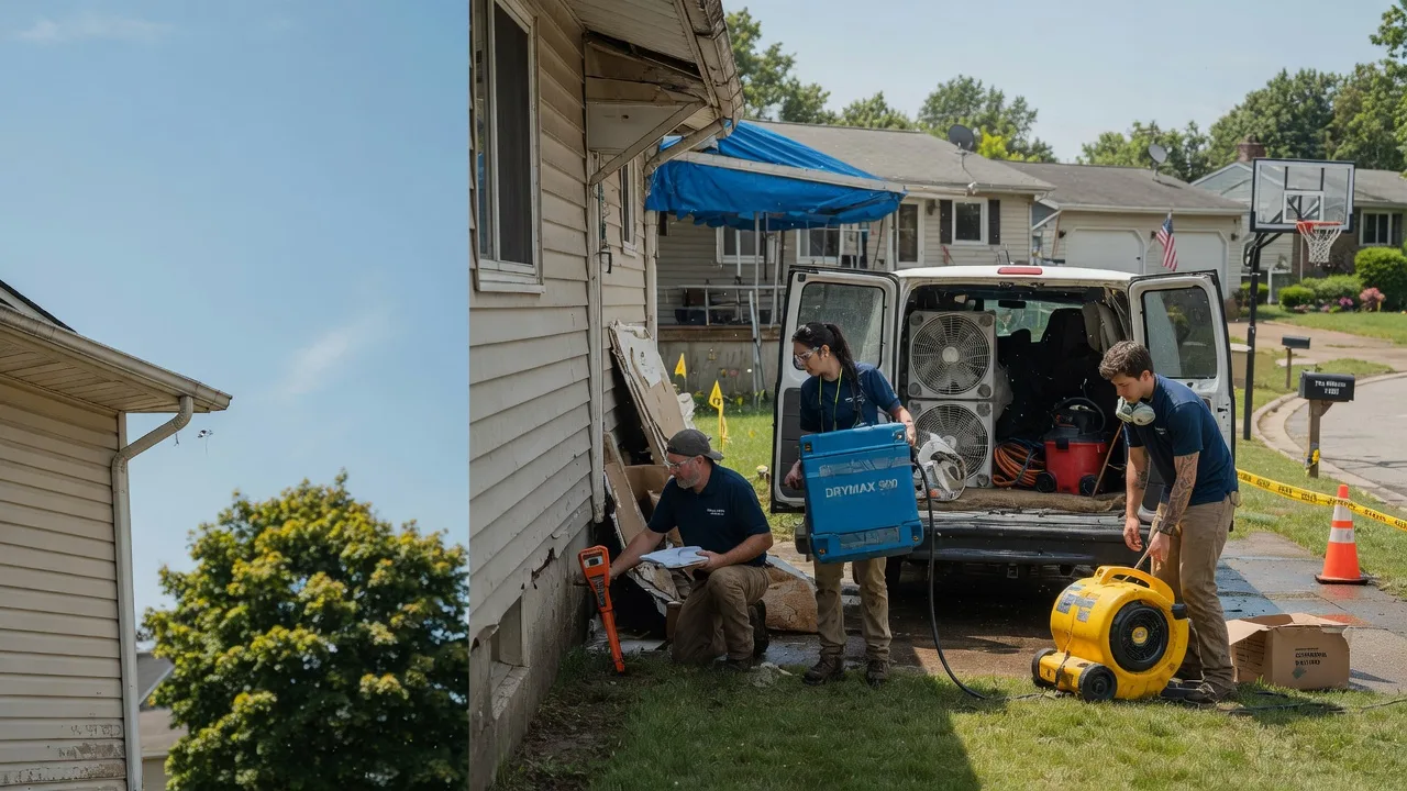 Ceiling Leak Cleanup in Cyclone, PA near me