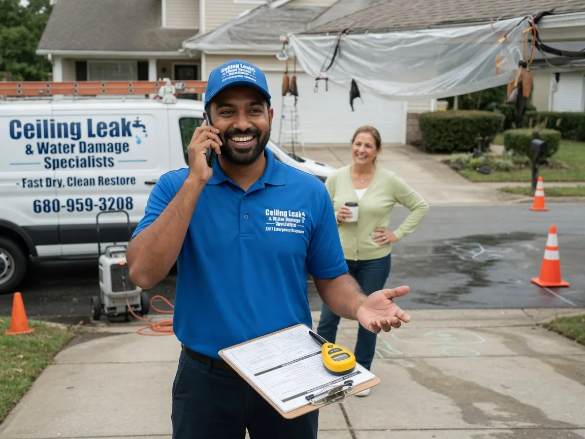 Ceiling Leak Cleanup Cyclone, PA FAQs
